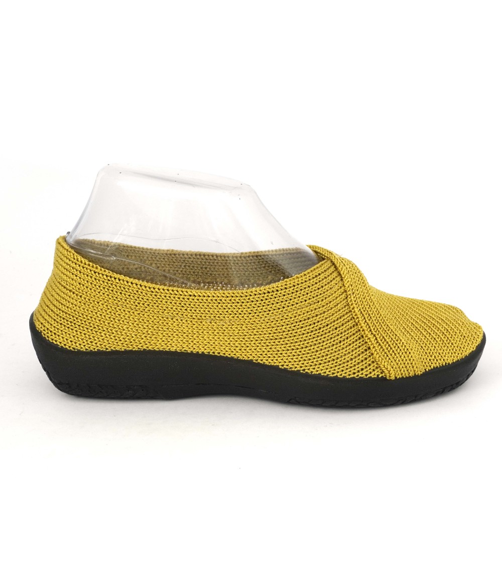 Arcopedico Slipon Ballerina Mailu Elasticizzato Calza Mostarda
