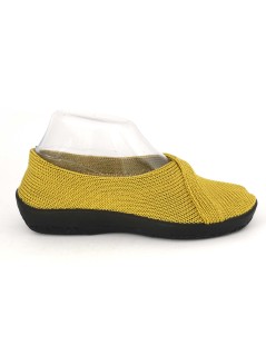 Arcopedico Slipon Ballerina Mailu Elasticizzato Calza Mostarda