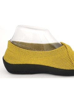 Arcopedico Slipon Ballerina Mailu Elasticizzato Calza Mostarda
