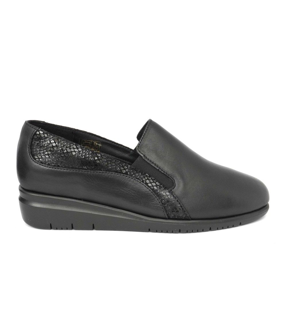 Susimoda Mocassino Classico Zeppa Media Nappa Soft Nero