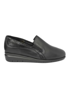 Susimoda Mocassino Classico Zeppa Media Nappa Soft Nero