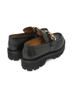 Triver Flight Mocassino Fondo Carro Accessorio Pelle Nero