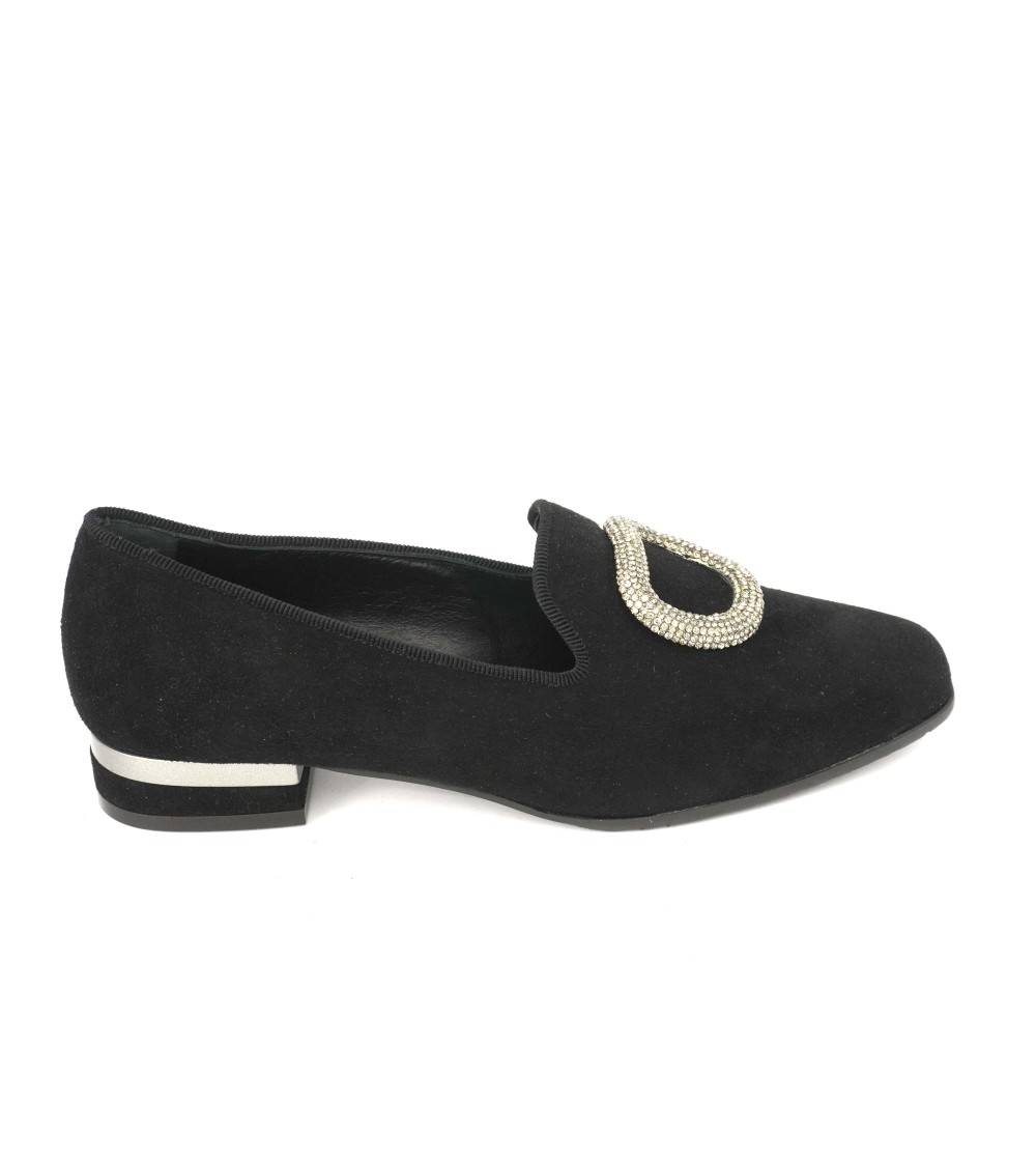 Le Gazzelle Mocassino Pantofolina Accessorio Gioiello Nero