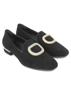 Le Gazzelle Mocassino Pantofolina Accessorio Gioiello Nero