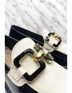 Donna Serena Mocassino Accessorio Naplak Nero Panna