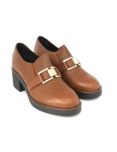 Susimoda Mocassino Tacco Medio Guardiolo Nappa Cognac