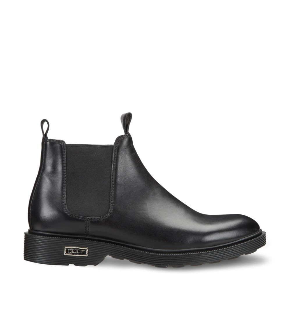 Cult Beatles Uomo Mid Ozzy Pelle Liscio Nero