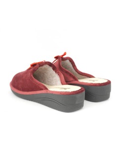 Susimoda Ciabatta Zeppa Media con Fiocco Bordeaux