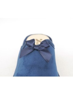 Susimoda Ciabatta Zeppa Media con Fiocco Blu