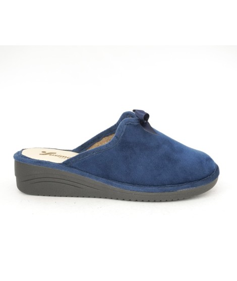 "susimoda,63380,ciabatta,pantofola,blu,memory,zeppa,blue,navy,Donna,Inverno"