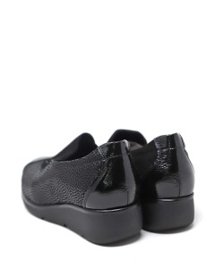 Susimoda Mocassino Slipon Comfort Naplak Strass Camoscio Nero