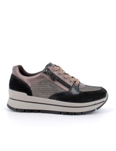 IGI &Co Sneakers Balance con Zip Multimateriale Multi Nero