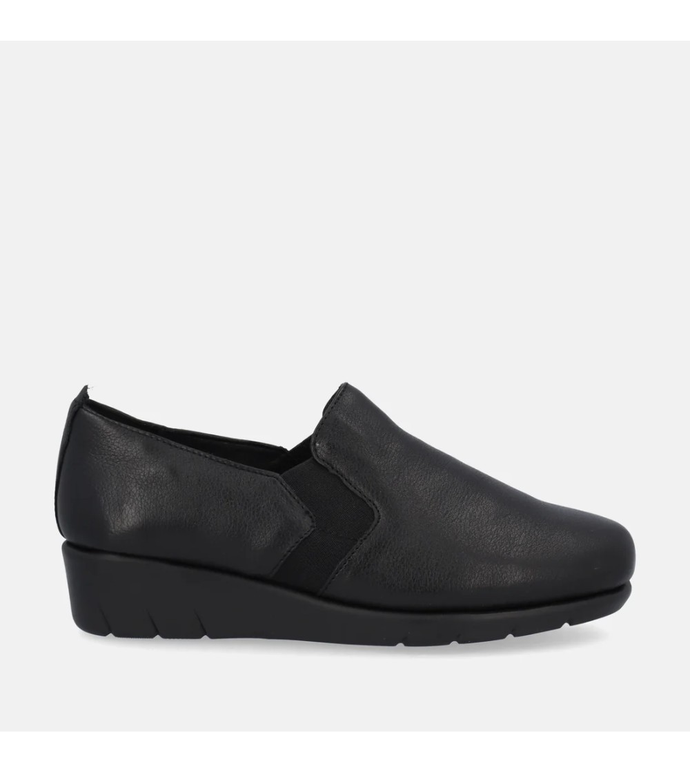 Susimoda Slipon Zeppa Media Elastici Laterali Nero