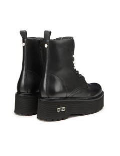 Cult Anfibio AXL Mid Platform Alto Zip Pelle Nero