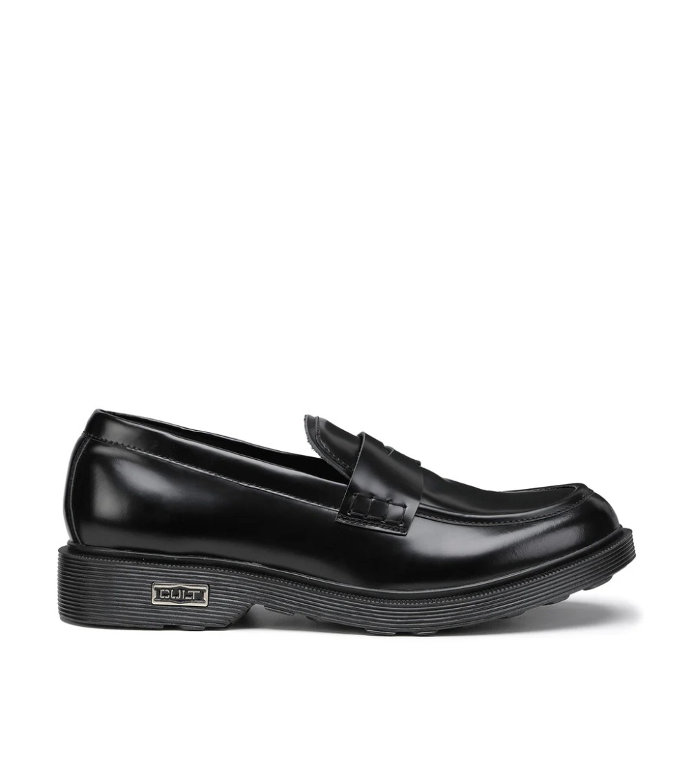 Cult Mocassino Uomo Ozzy College Fondo Slim Pelle Nero