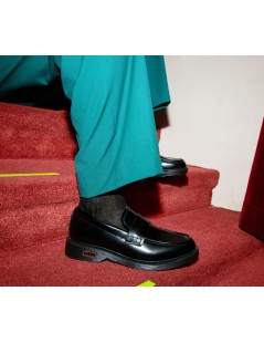 Cult Mocassino Uomo Ozzy College Fondo Slim Pelle Nero