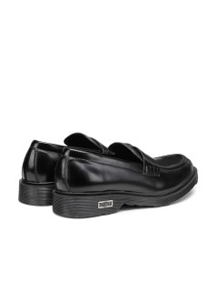 Cult Mocassino Uomo Ozzy College Fondo Slim Pelle Nero