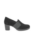 "susimoda,87370,mocassino,tacco,leggero,nero,plateau,strass,Donna"