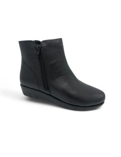 Susimoda Tronchetto Zeppa Elastico Laterale e Zip Laterale Nero