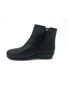 Susimoda Tronchetto Zeppa Elastico Laterale e Zip Laterale Nero