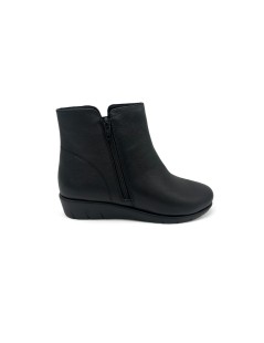 Susimoda Tronchetto Zeppa Elastico Laterale e Zip Laterale Nero