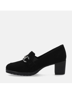 Susimoda Mocassino Tacco Plateau Elastici Accessorio Strass Nero