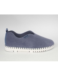 Grunland Pantofolina Donna Ideal Feltro di Lana Ceruleo