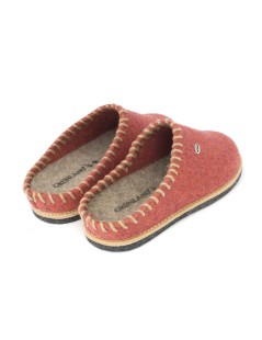 Grunland Ciabatta Parquet Feltro Infilature a Contrasto Amarena Sabbia