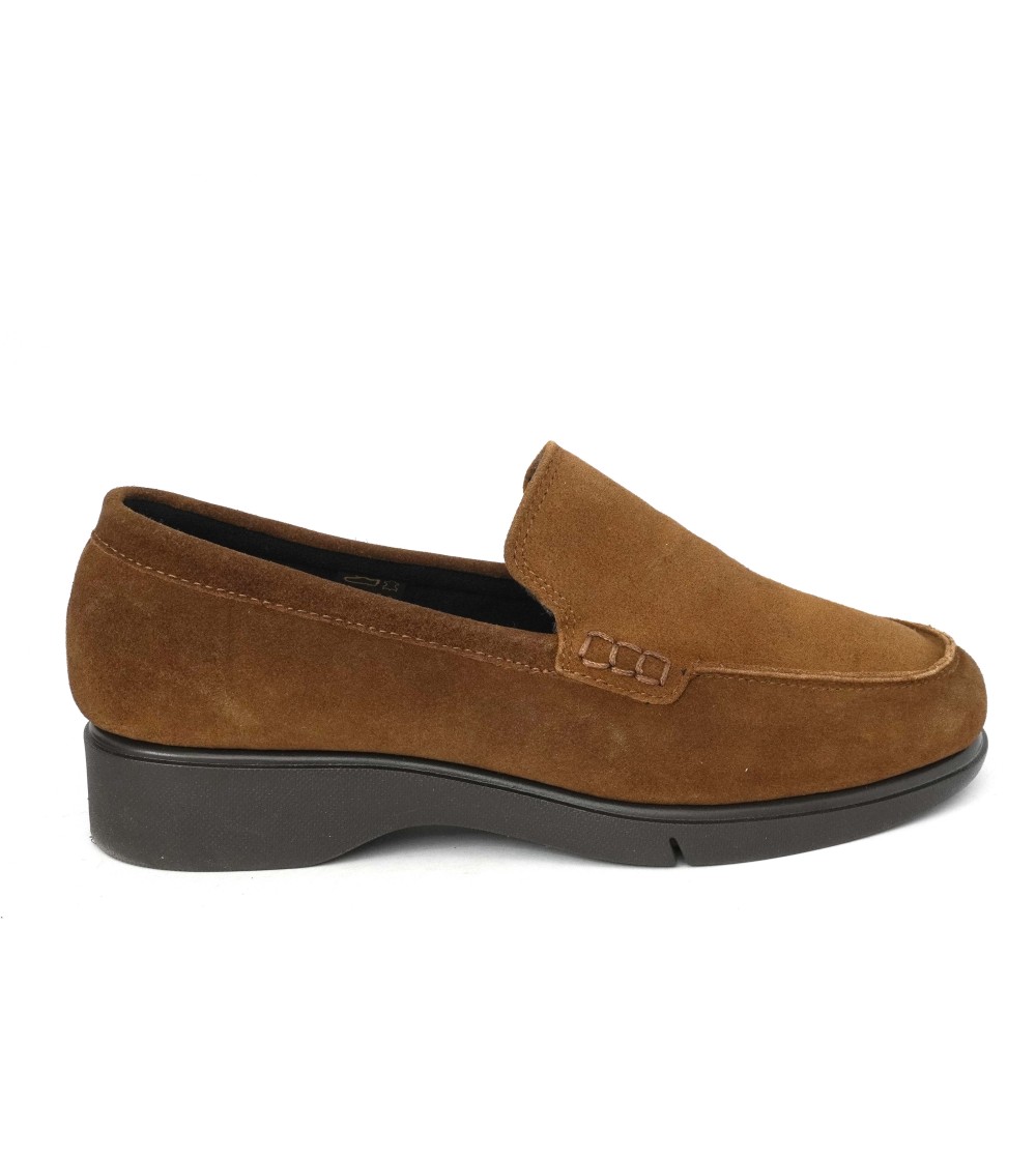 Grunland Mocassino Morbido Fondo Flex Camoscio Cuoio