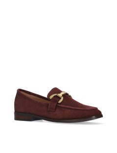 Bibi Lou Mocassino College Vela Loafer Morsetto Camoscio Bordeaux