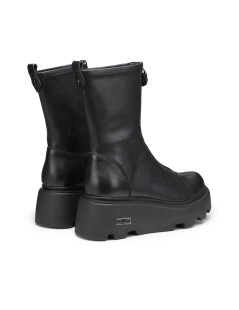 Cult New Rock Tronchetto Platform Zip Centrale Nero