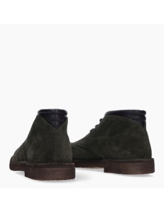 Kebo Polacchina Camoscio Fondo Crepes Verde