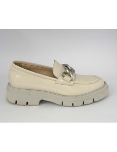 Luca Grossi Mocassino Fondo Carro Light Vernice Latte