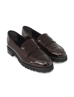 Luca Grossi Mocassino College Slim Vernice Bordeaux