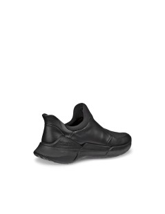 Ecco Slipon Tessuto Elastico Plantare Estraibile Nero