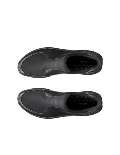 Ecco Slipon Tessuto Elastico Plantare Estraibile Nero
