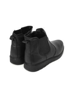 Luxury Stivaletto Uomo Classic Confort con Zip Pelle Nero