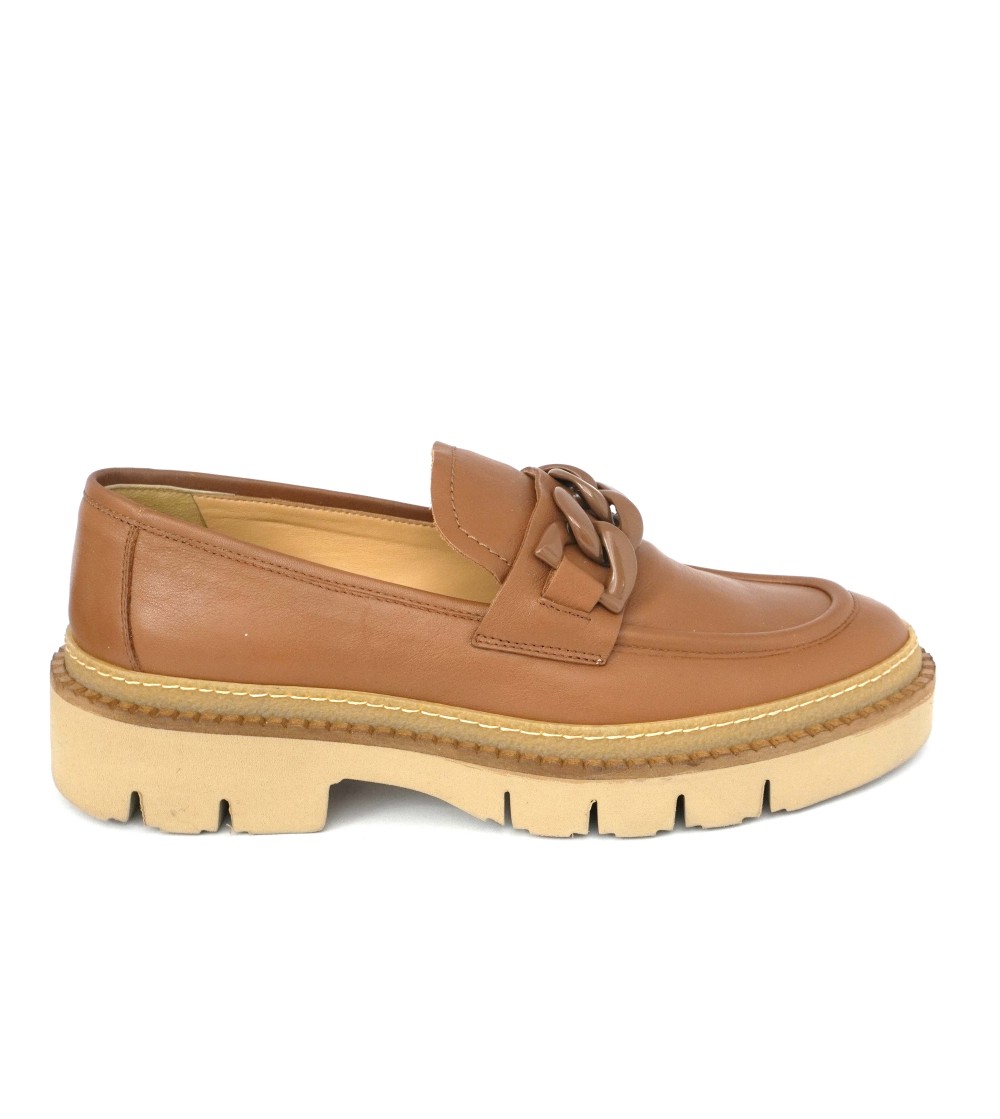 Luca Grossi Mocassino Fondo Carro Light Caten Nappa Cuoio