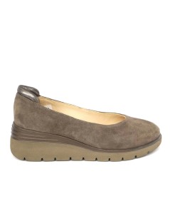 Ara Shoes Ballerina Classic Zeppa Media Camoscio Taiga
