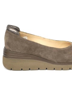 Ara Shoes Ballerina Classic Zeppa Media Camoscio Taiga