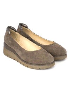 Ara Shoes Ballerina Classic Zeppa Media Camoscio Taiga