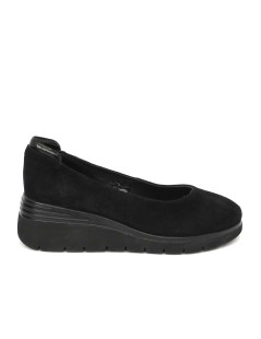 Ara Shoes Ballerina Classic Zeppa Media Camoscio Nero