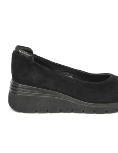 Ara Shoes Ballerina Classic Zeppa Media Camoscio Nero