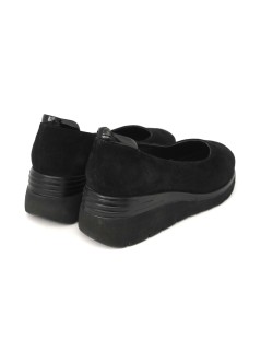 Ara Shoes Ballerina Classic Zeppa Media Camoscio Nero