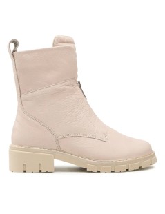 Ara Shoes Tronchetto Donna Zip Centrale Nappa Nude