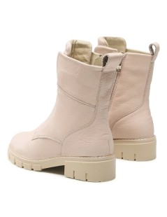 Ara Shoes Tronchetto Donna Zip Centrale Nappa Nude