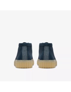 Clarks Polacchine Uomo Torhill Hi Fondo Rigato Camoscio Blu