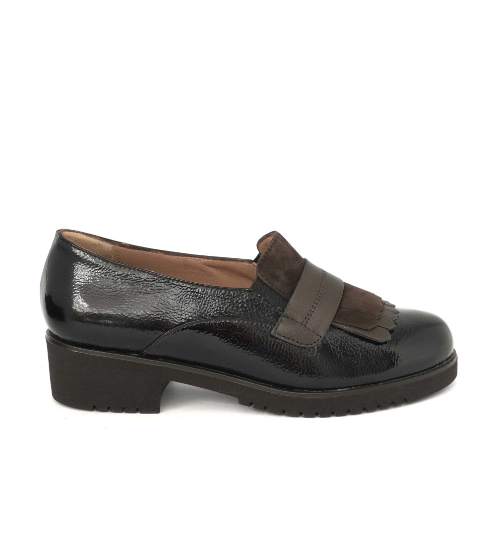 Confort Mocassino con Frangia Naplak Testa di Moro