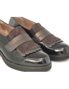 Confort Mocassino con Frangia Naplak Testa di Moro