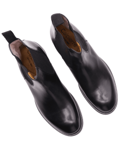 Calpierre Beatles Uomo Fondo Vibram Vitello Lux Liscio Nero